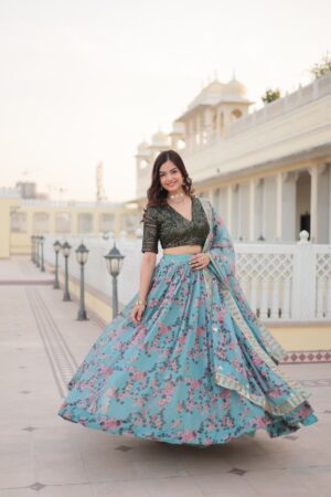 Russian Silk Lehenga Choli