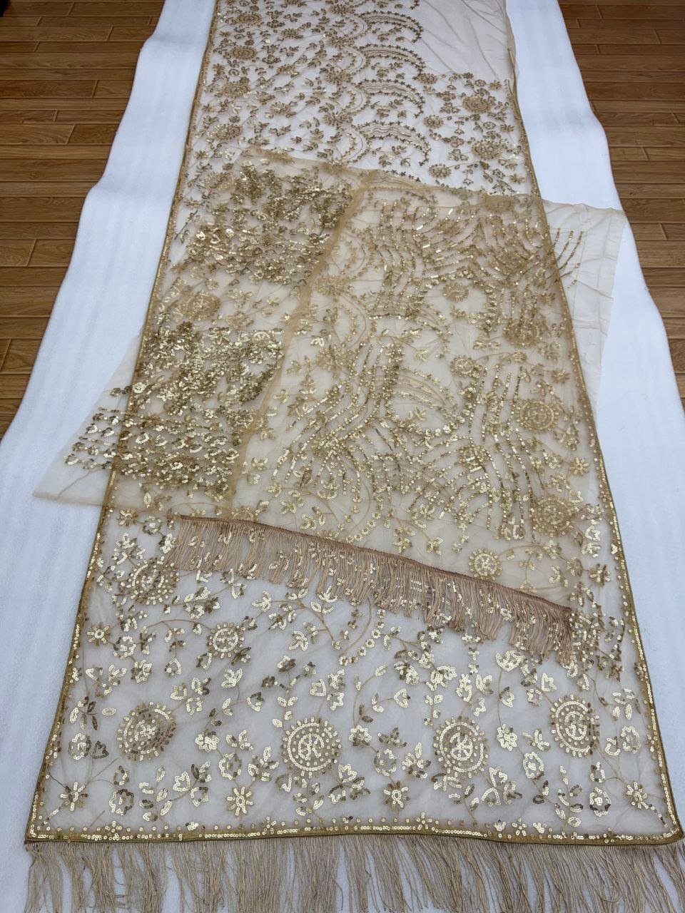 Bollywood Designer Heavy Sequins Embroidered Butterfly Net Saree with Zalar 13 photo 2026 09 08 15 06 09
