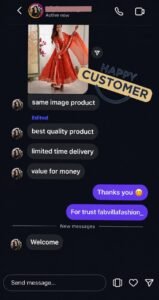 Dark Mode Fashion Customer Chat Dark Mode Fashion Customer Chat
