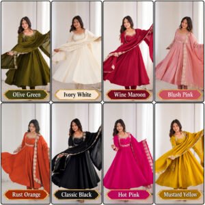 Eight Color Anarkali Fashion Catalog Eight Color Anarkali Fashion Catalog
