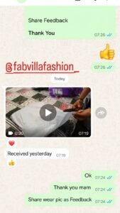 WhatsApp Package Feedback Chat WhatsApp Package Feedback Chat